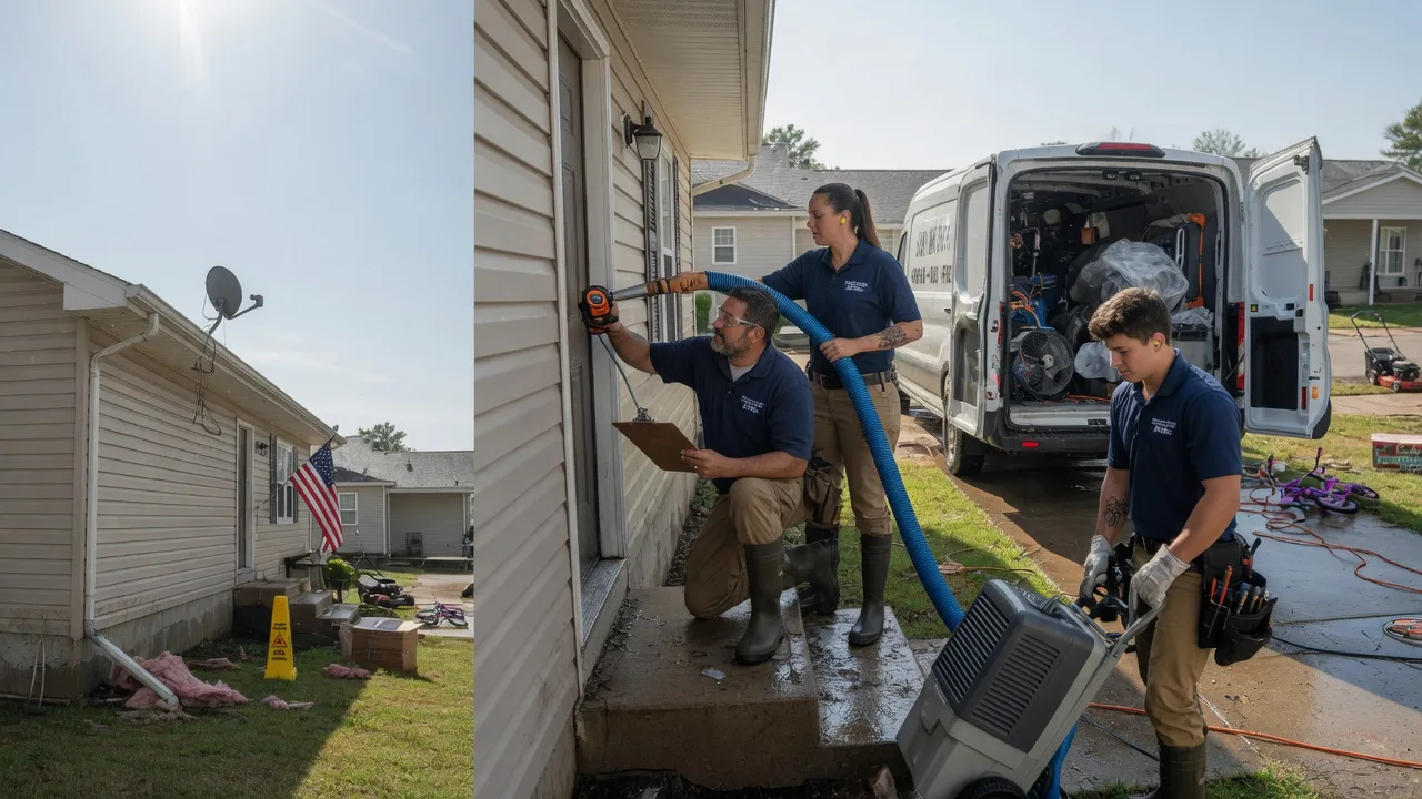 Ceiling Water Damage Restoration in Rockwell, IA near me